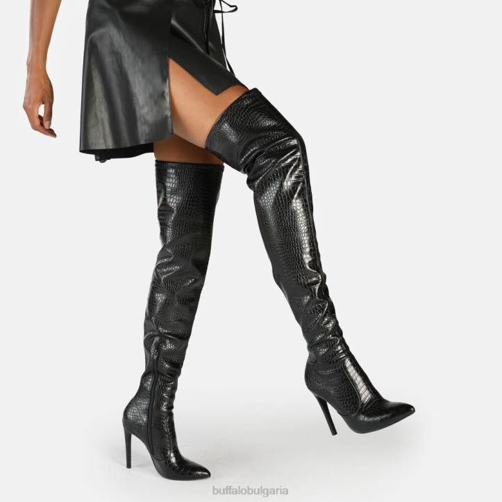 marjorie ботуши над коляното вегански DRV823 черен Buffalo |ботуши marjorie ботуши над коляното вегански DRV823 черен Buffalo |ботуши