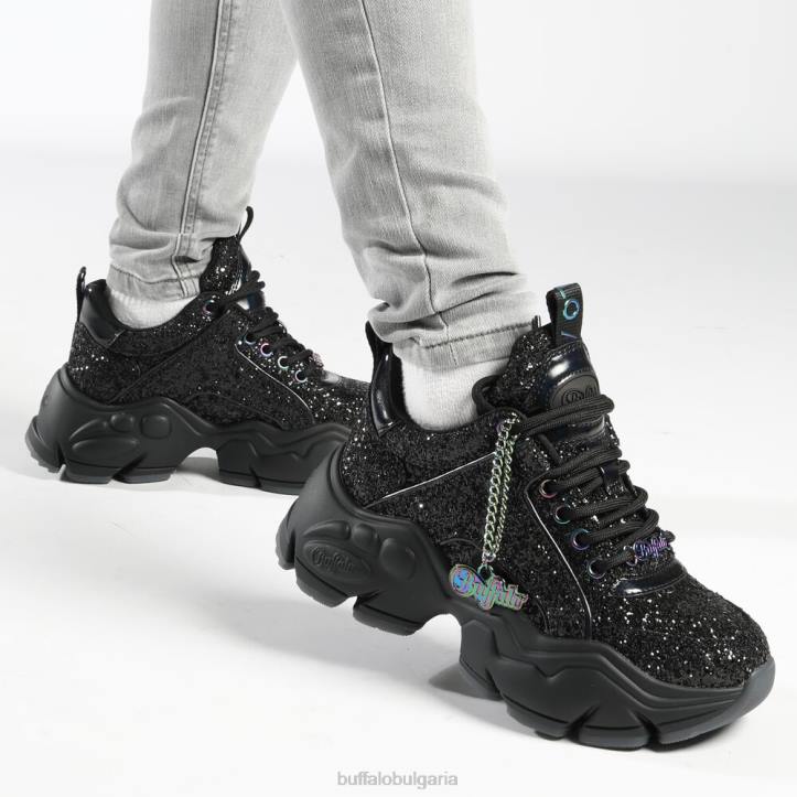 бинарен треньор ниско веган DRV24 черен Buffalo |маратонки бинарен треньор ниско веган DRV24 черен Buffalo |маратонки