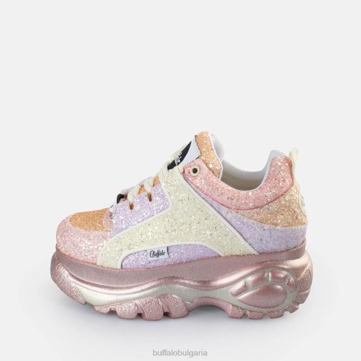 класически кецове ниски DRV366 пастел мулти Buffalo |маратонки класически кецове ниски DRV366 пастел мулти Buffalo |маратонки