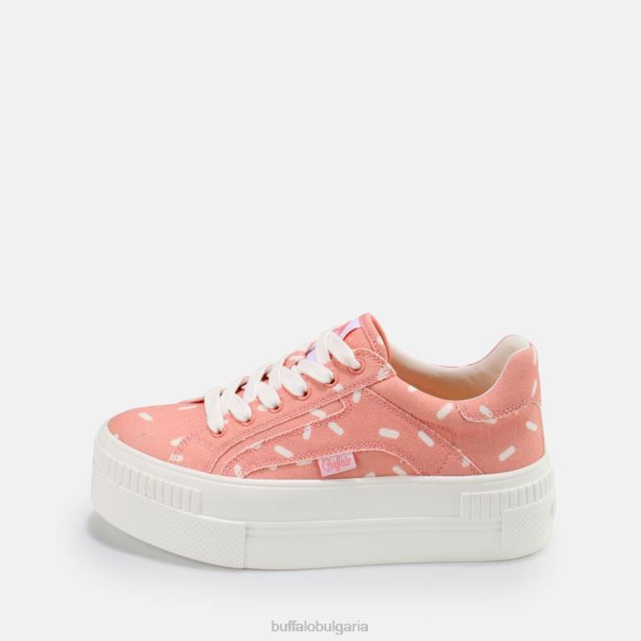 сдвоени маратонки ниски DRV750 бонбони корал Buffalo |маратонки сдвоени маратонки ниски DRV750 бонбони корал Buffalo |маратонки