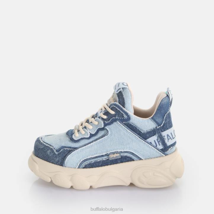 cld чай треньори ниско веган DRV79 деним бледо синьо Buffalo |маратонки cld чай треньори ниско веган DRV79 деним бледо синьо Buffalo |маратонки