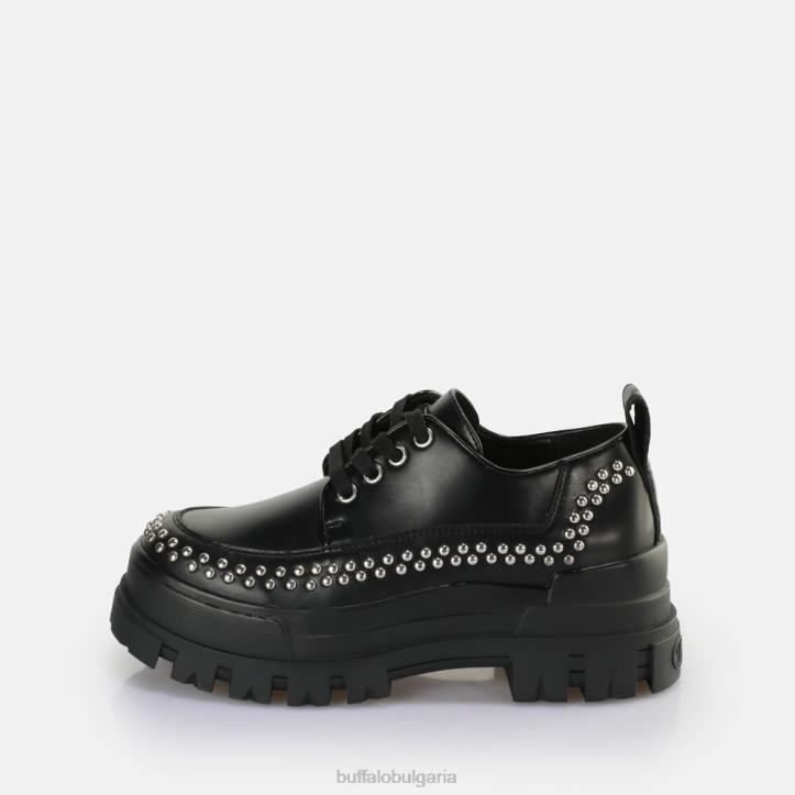 aspha pin lo loafer vegan DRV531 черен Buffalo | мокасини aspha pin lo loafer vegan DRV531 черен Buffalo | мокасини