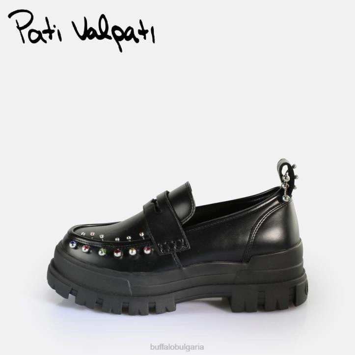 x pati valpati ниското DRV751 черен Buffalo | мокасини x pati valpati ниското DRV751 черен Buffalo | мокасини