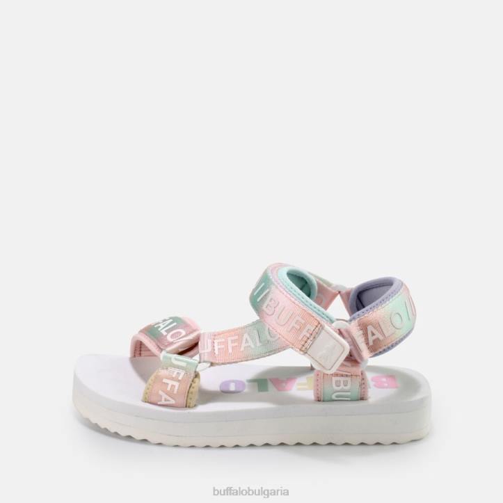 вегански сандали на платформа от градински чай DRV852 бял/мулти Buffalo |сандали вегански сандали на платформа от градински чай DRV852 бял/мулти Buffalo |сандали