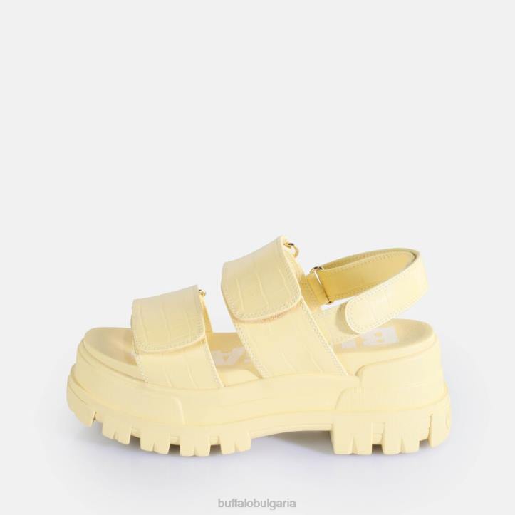 aspha snd сандали на платформа веган DRV16 крок-ефект ванилия Buffalo |сандали aspha snd сандали на платформа веган DRV16 крок-ефект ванилия Buffalo |сандали