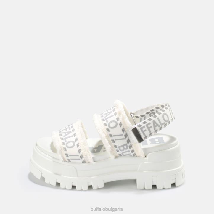 aspha str сандали на платформа веган DRV258 бяло Buffalo |сандали aspha str сандали на платформа веган DRV258 бяло Buffalo |сандали