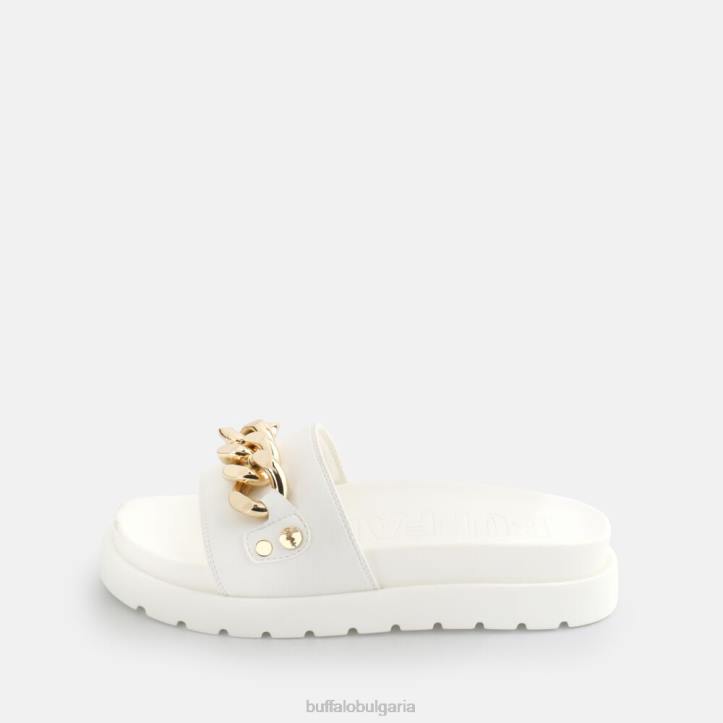 eve верижни сандали на платформа веган DRV853 бяло Buffalo |слайдове eve верижни сандали на платформа веган DRV853 бяло Buffalo |слайдове